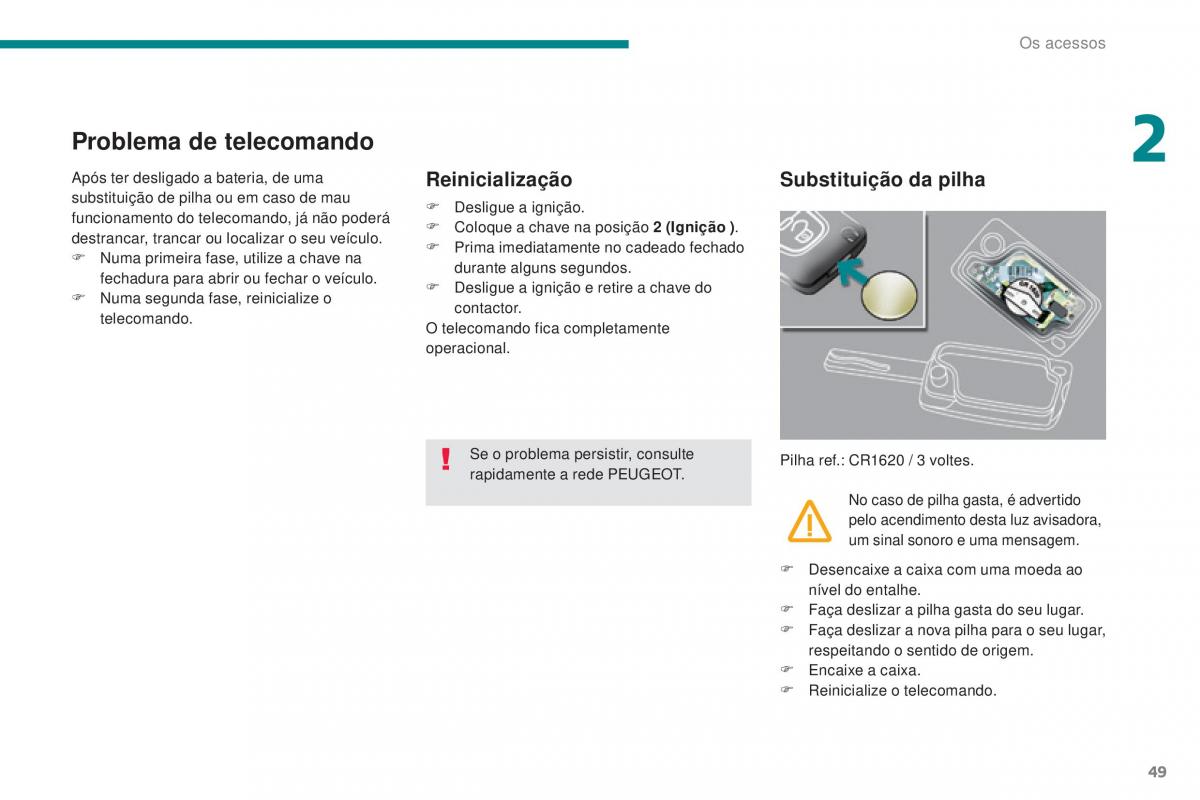 Peugeot 5008 II 2 manual del propietario / page 51