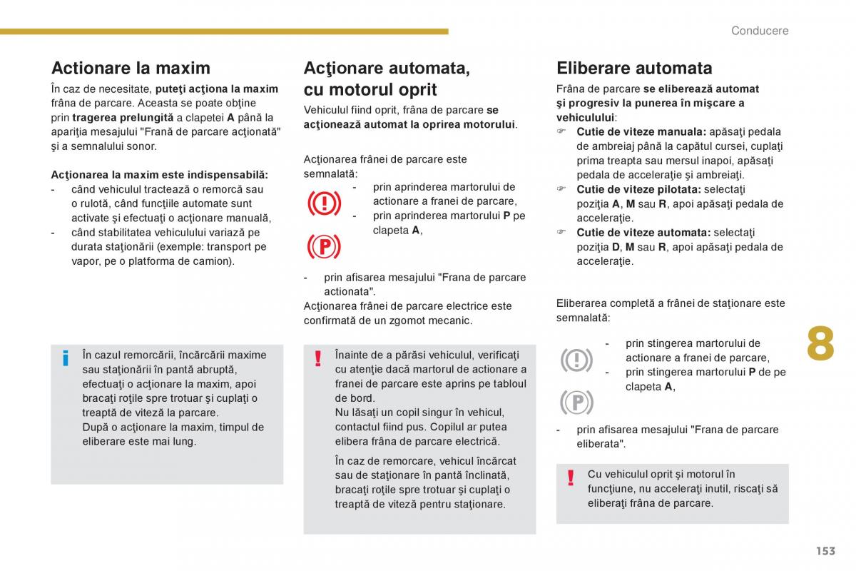 Peugeot 5008 II 2 manualul proprietarului / page 155