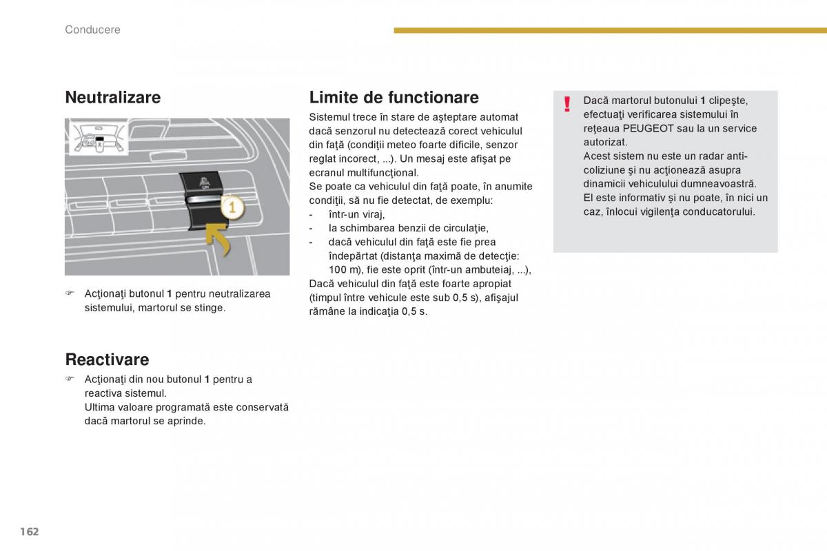 Peugeot 5008 II 2 manualul proprietarului / page 164