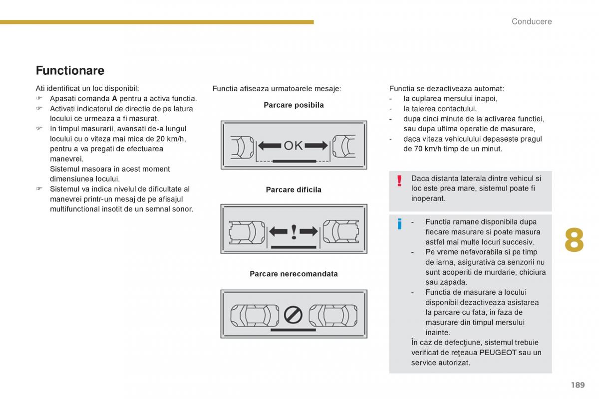 Peugeot 5008 II 2 manualul proprietarului / page 191