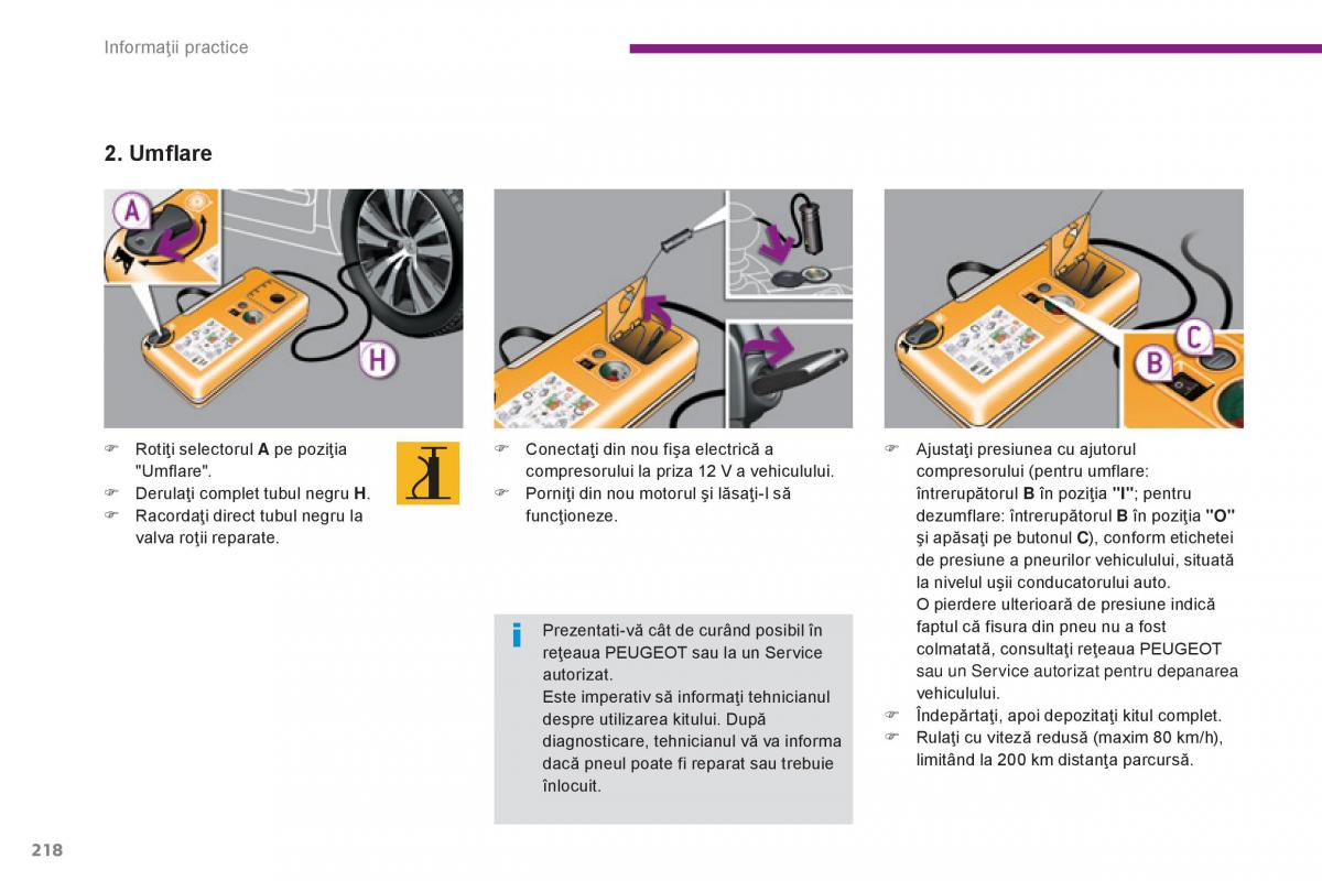 Peugeot 5008 II 2 manualul proprietarului / page 220