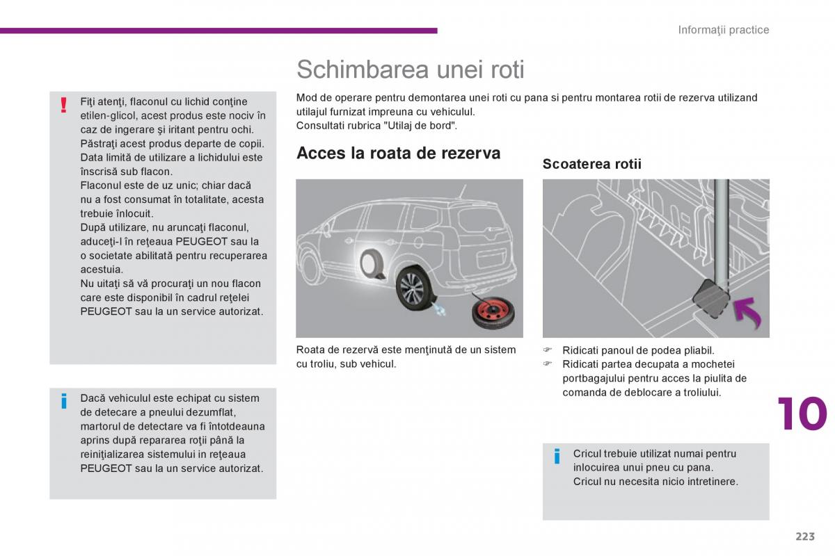 Peugeot 5008 II 2 manualul proprietarului / page 225