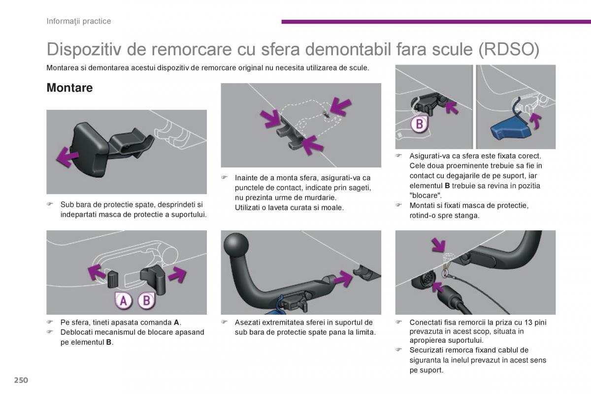 Peugeot 5008 II 2 manualul proprietarului / page 252