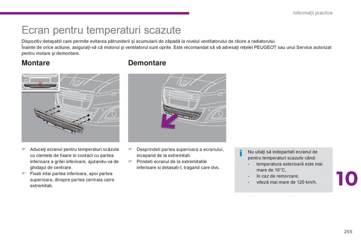 Peugeot 5008 II 2 manualul proprietarului / page 257