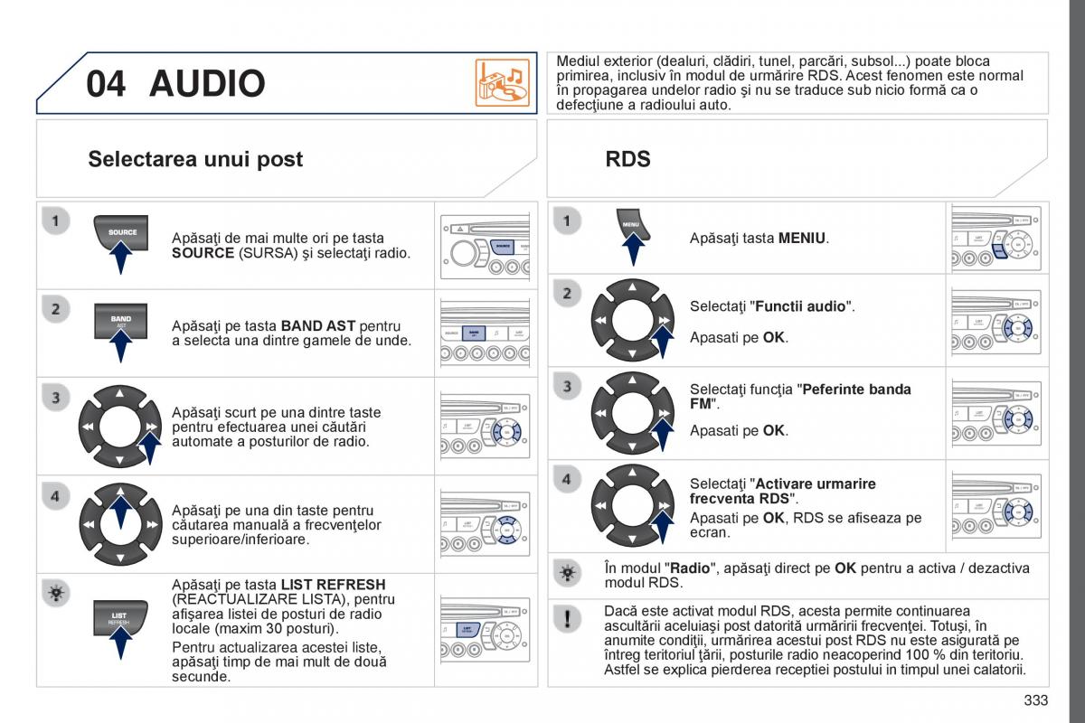 Peugeot 5008 II 2 manualul proprietarului / page 335