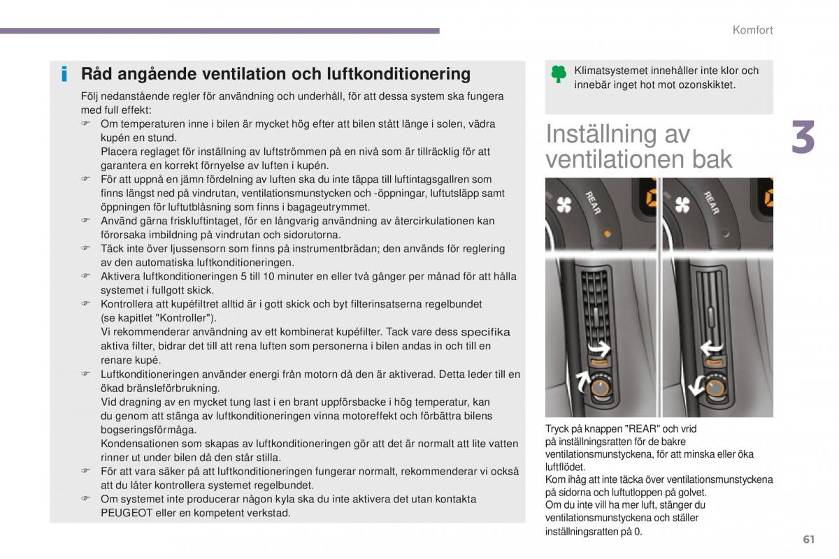 Peugeot 5008 II 2 instruktionsbok / page 63