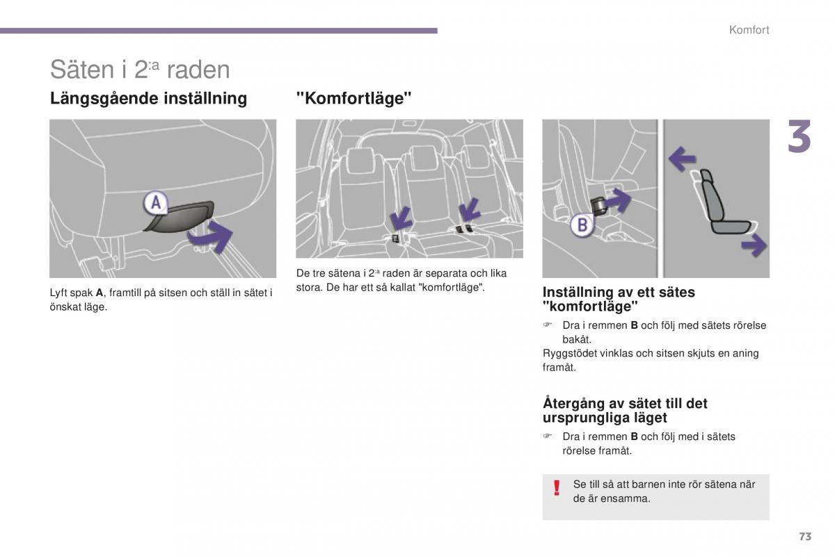 Peugeot 5008 II 2 instruktionsbok / page 75