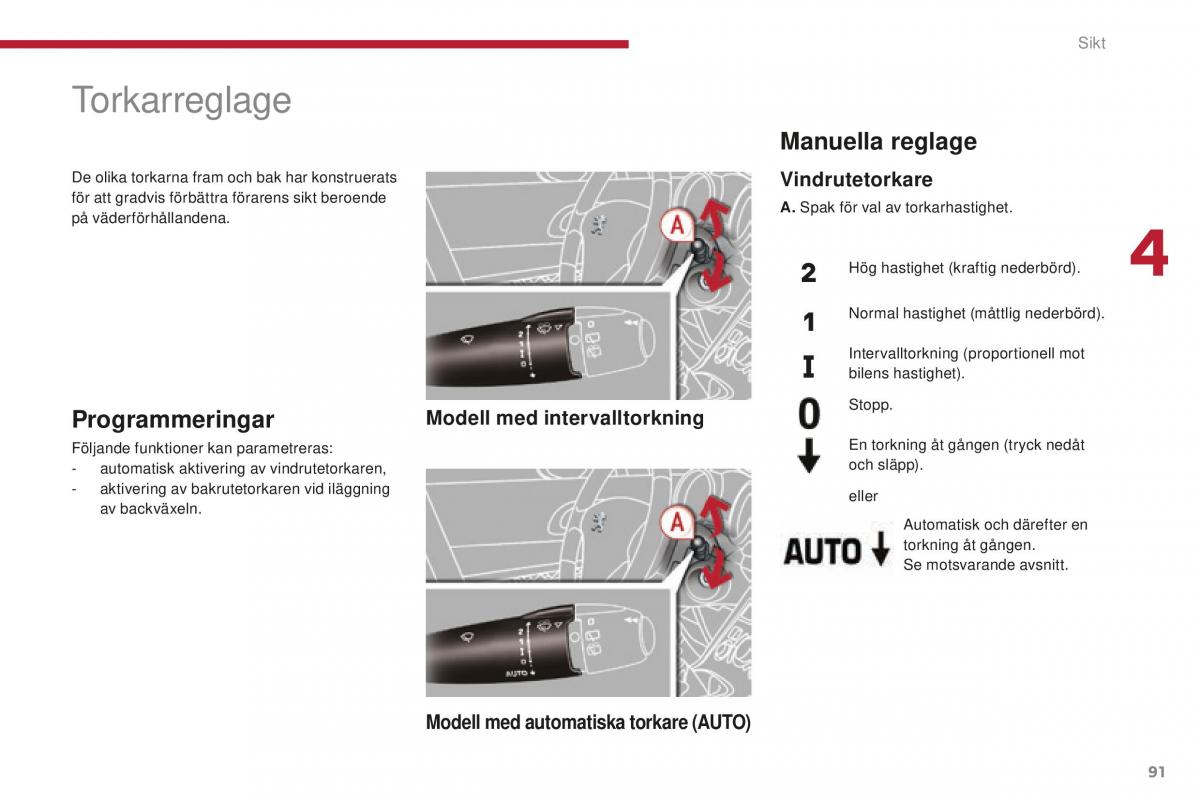 Peugeot 5008 II 2 instruktionsbok / page 93