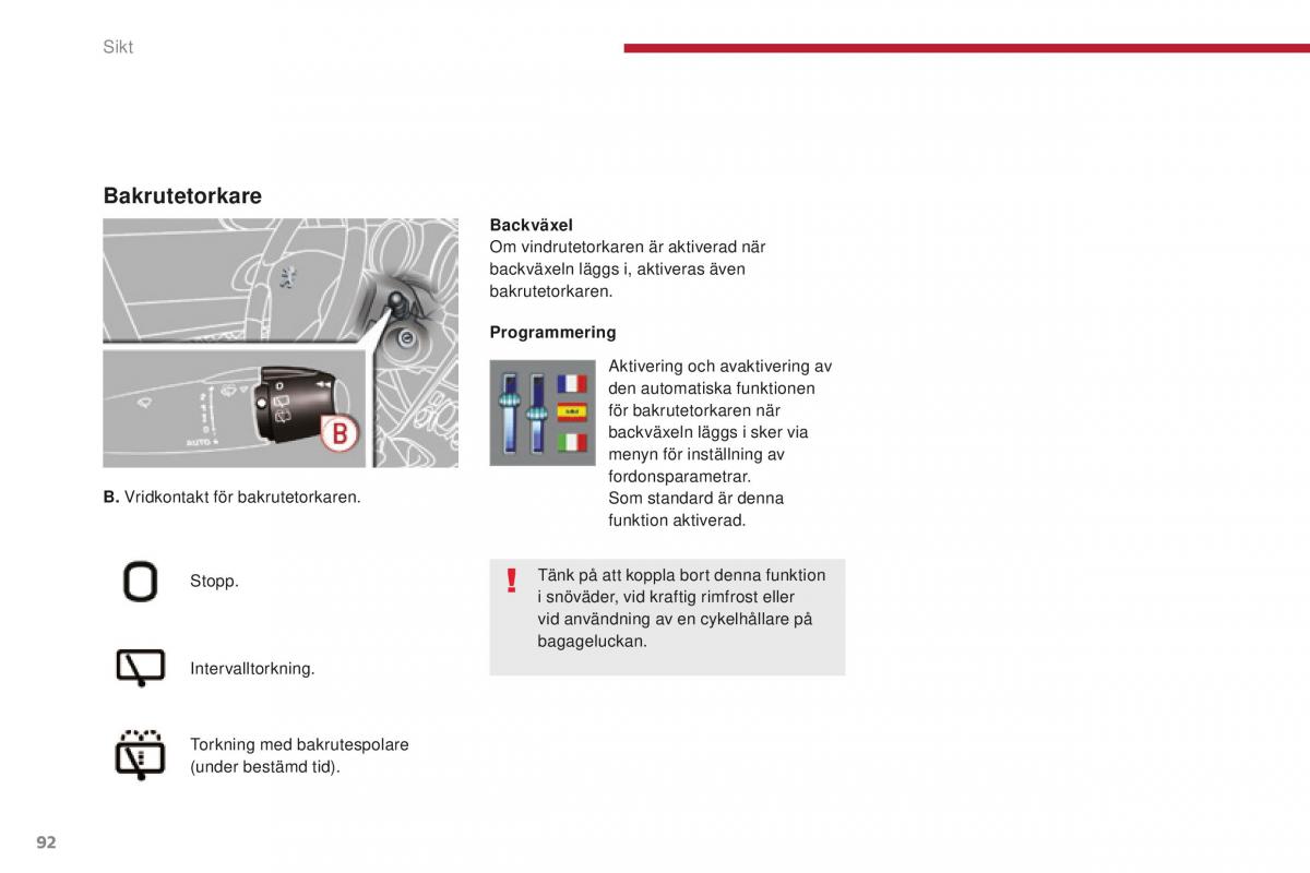 Peugeot 5008 II 2 instruktionsbok / page 94