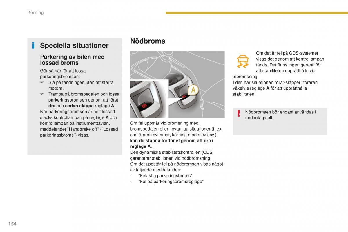 Peugeot 5008 II 2 instruktionsbok / page 156