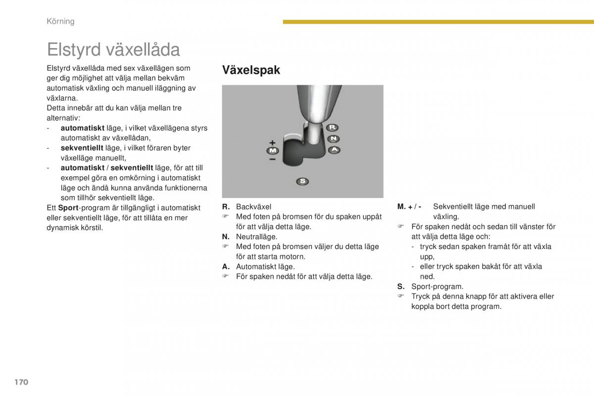 Peugeot 5008 II 2 instruktionsbok / page 172