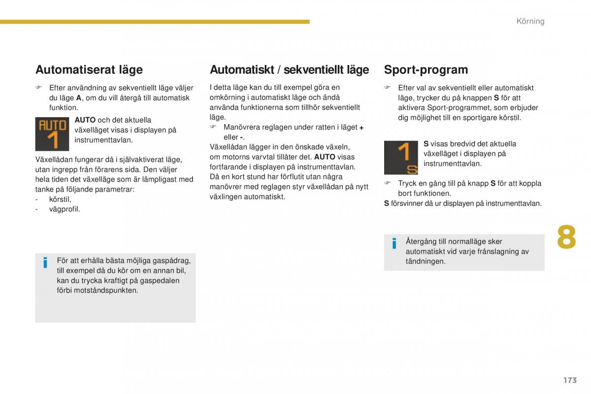 Peugeot 5008 II 2 instruktionsbok / page 175