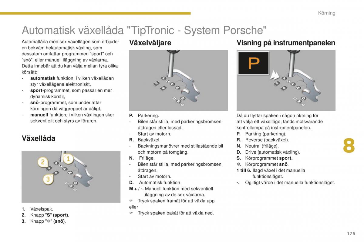 Peugeot 5008 II 2 instruktionsbok / page 177