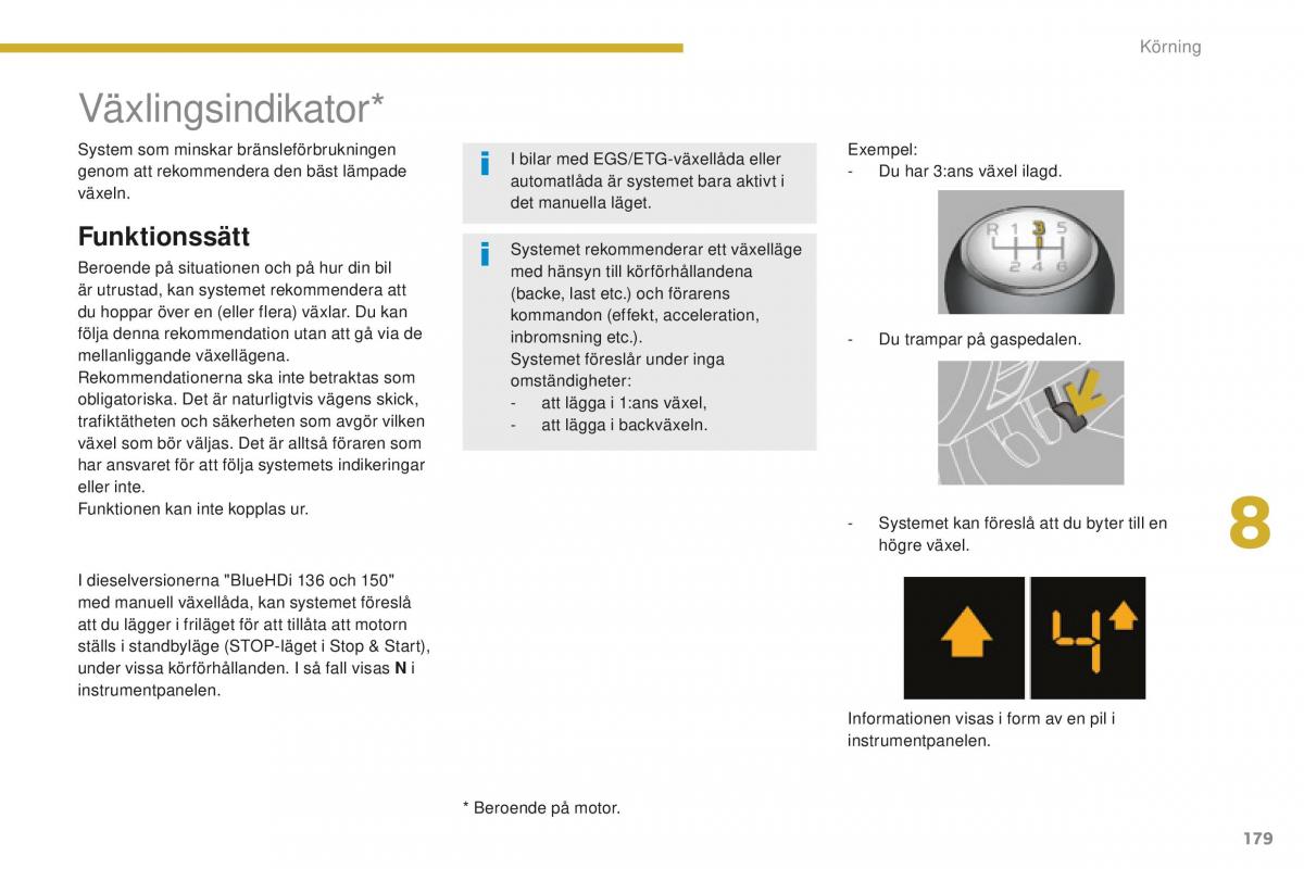 Peugeot 5008 II 2 instruktionsbok / page 181