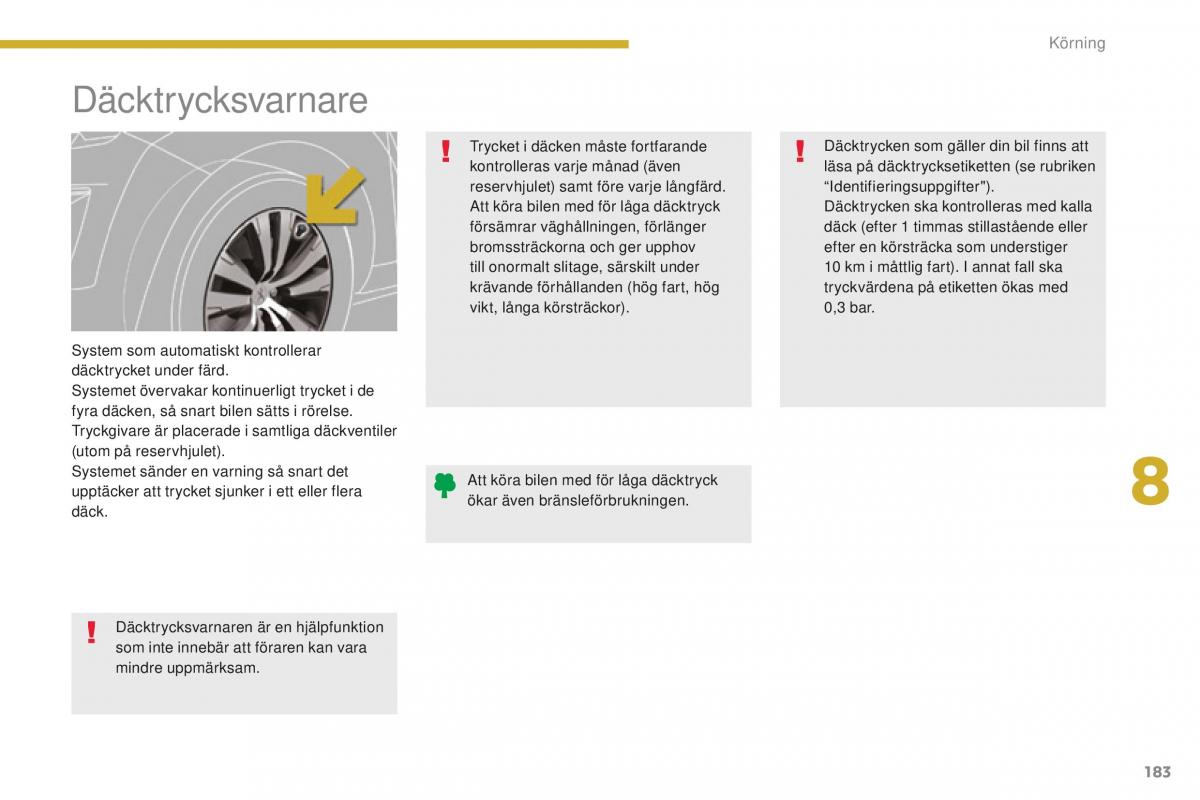 Peugeot 5008 II 2 instruktionsbok / page 185