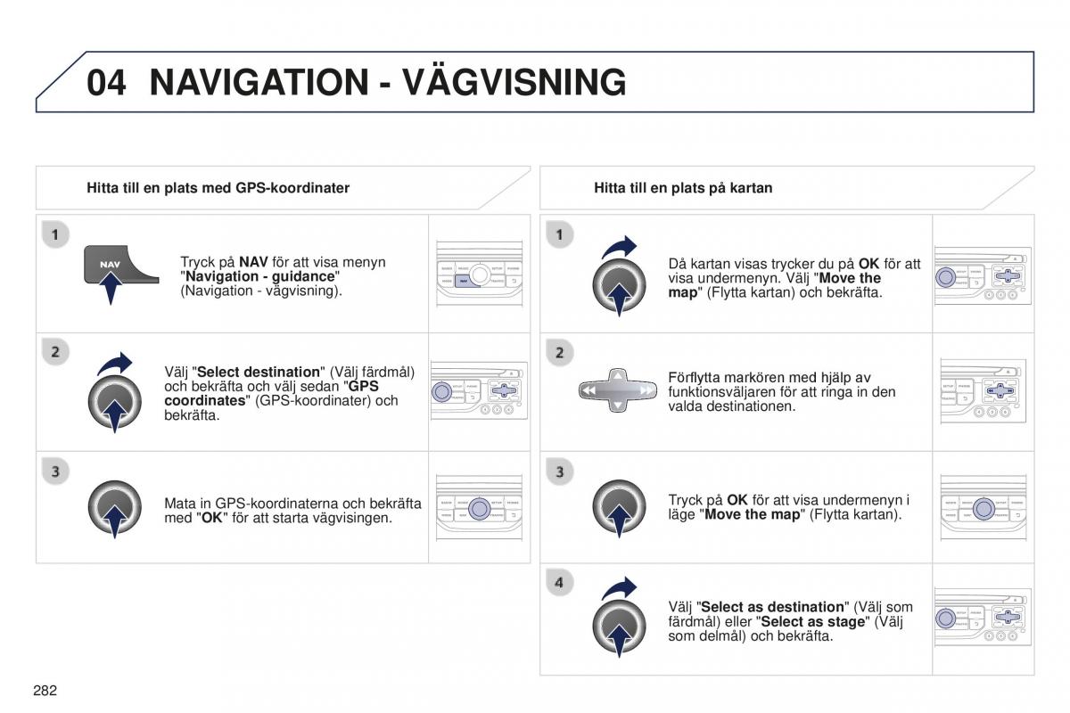 Peugeot 5008 II 2 instruktionsbok / page 284