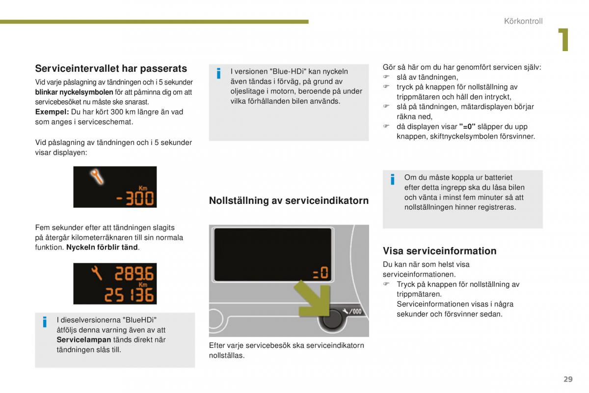 Peugeot 5008 II 2 instruktionsbok / page 31