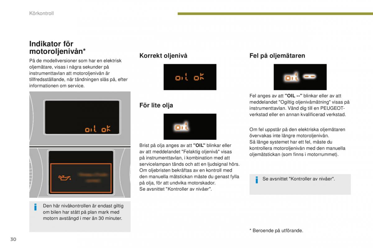 Peugeot 5008 II 2 instruktionsbok / page 32