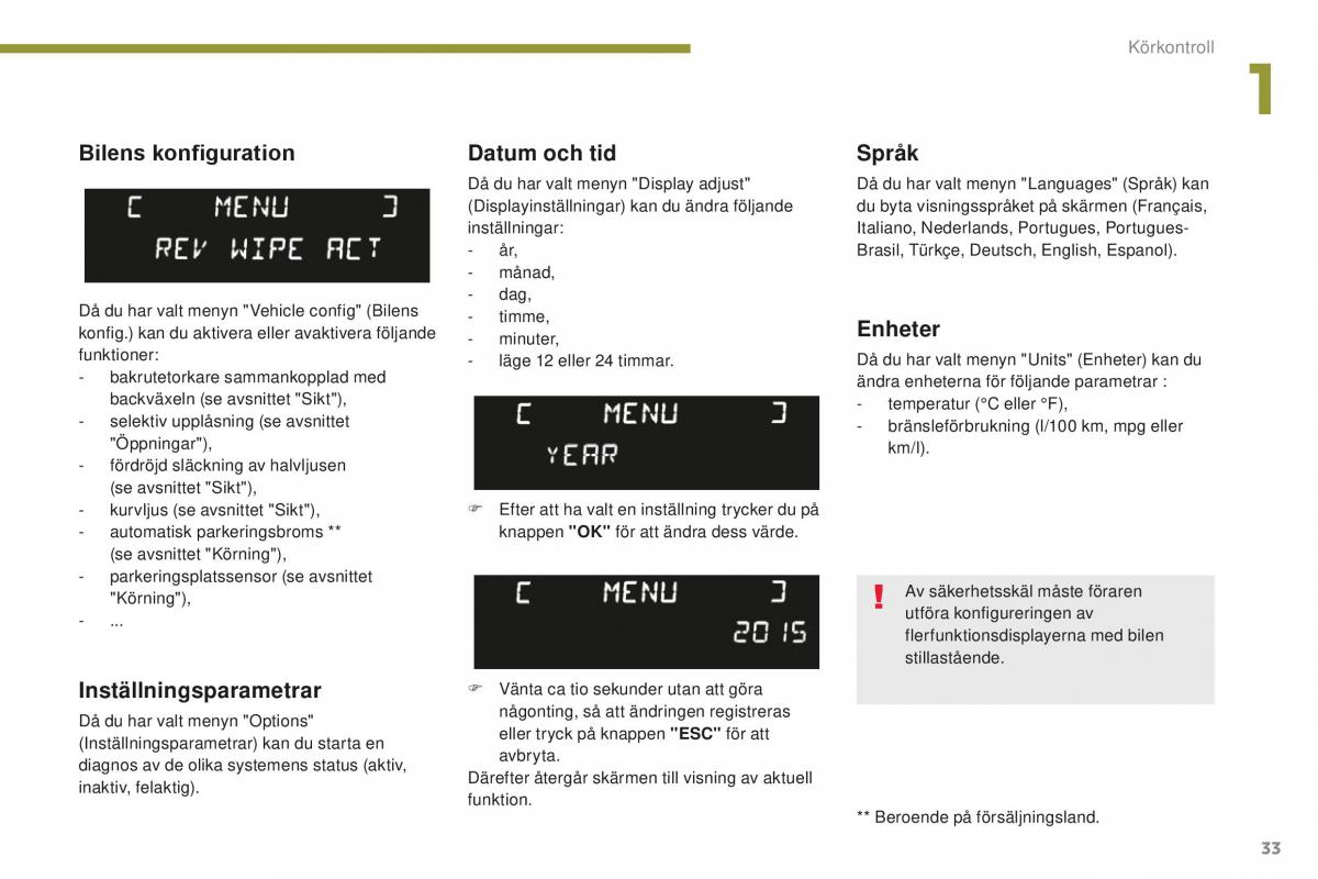 Peugeot 5008 II 2 instruktionsbok / page 35