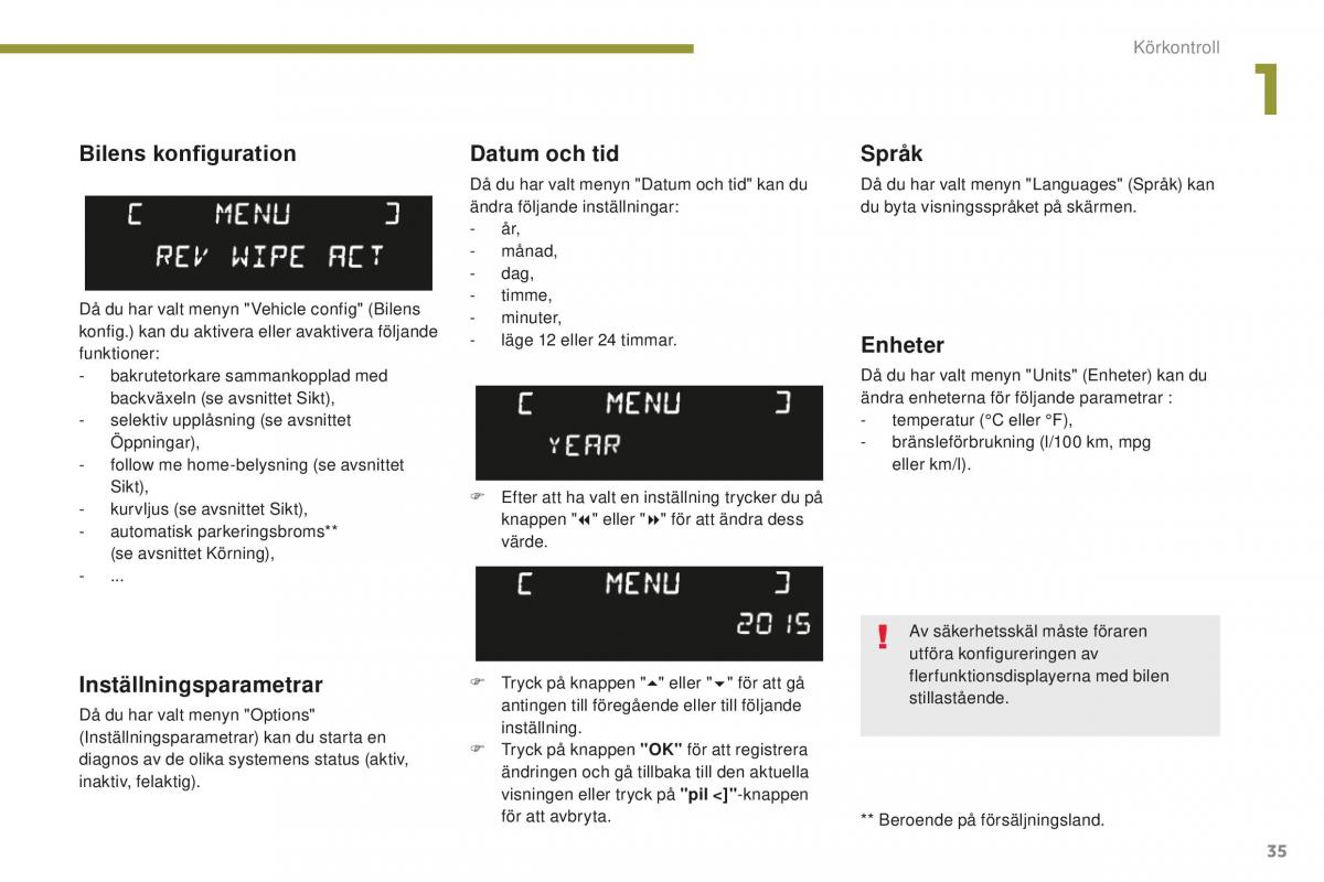 Peugeot 5008 II 2 instruktionsbok / page 37