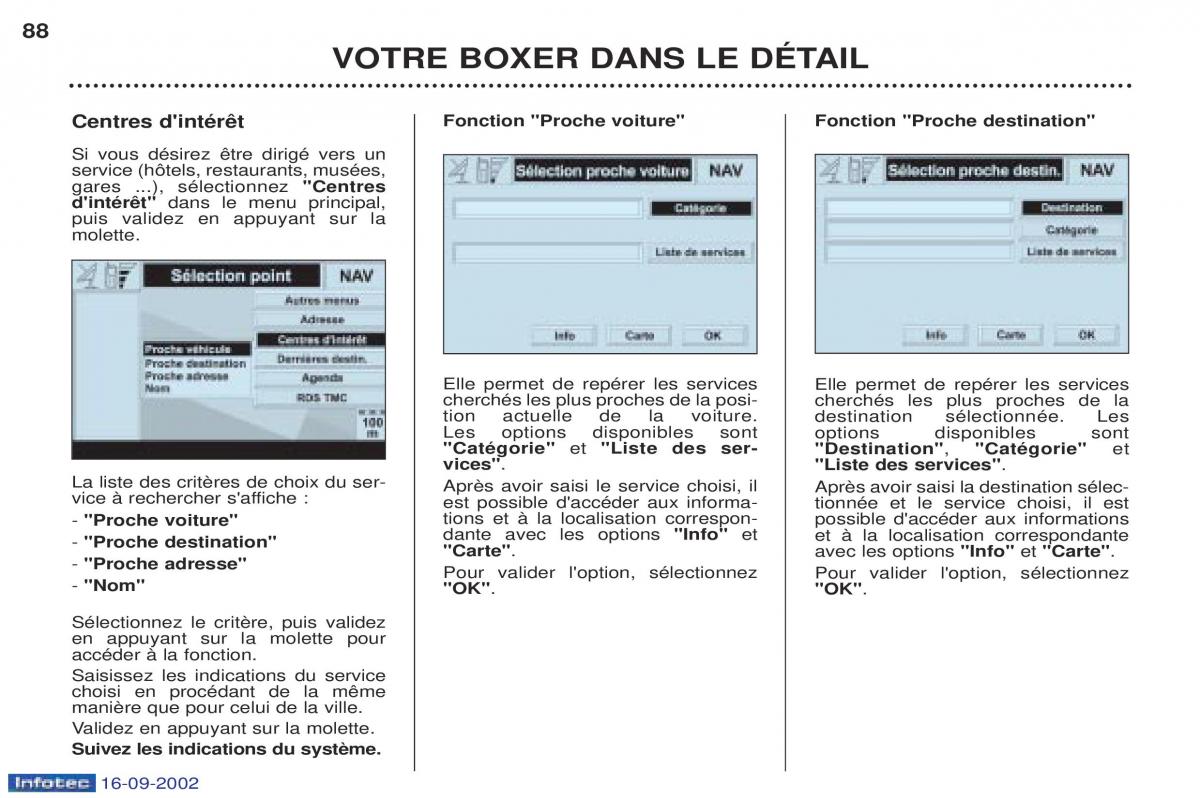 Peugeot Boxer manuel du proprietaire / page 79