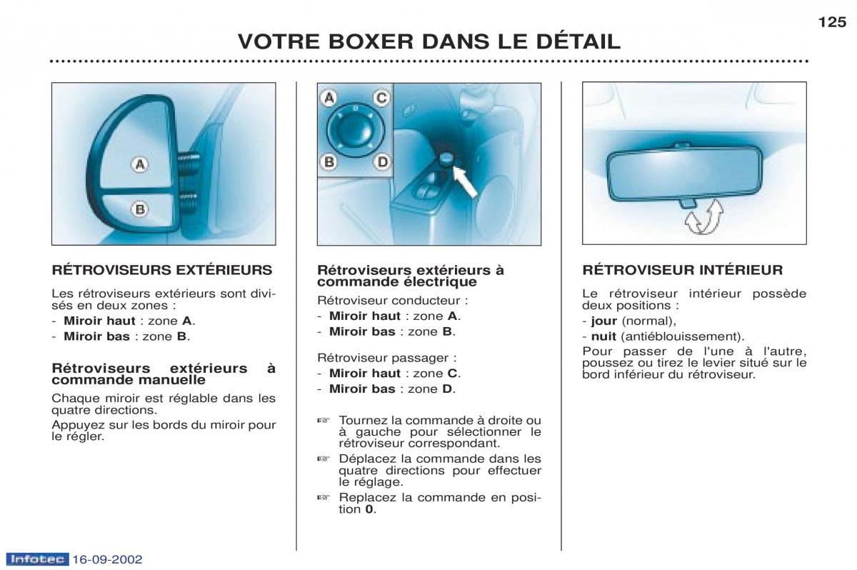 Peugeot Boxer manuel du proprietaire / page 117