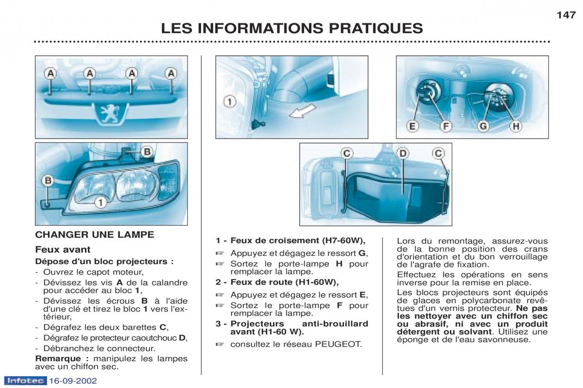 Peugeot Boxer manuel du proprietaire / page 135