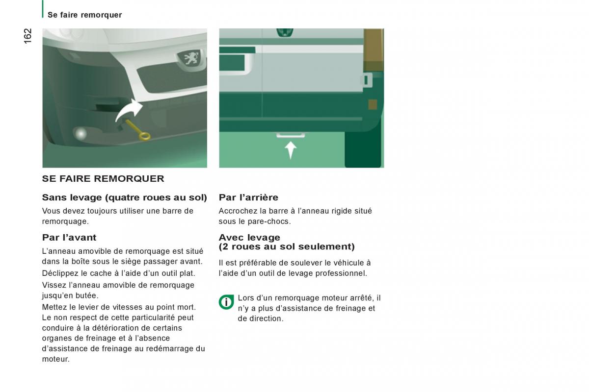 Peugeot Boxer manuel du proprietaire / page 164