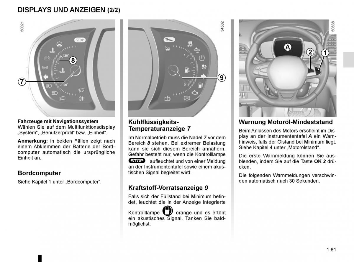 Renault Koleos II 2 Handbuch / page 67