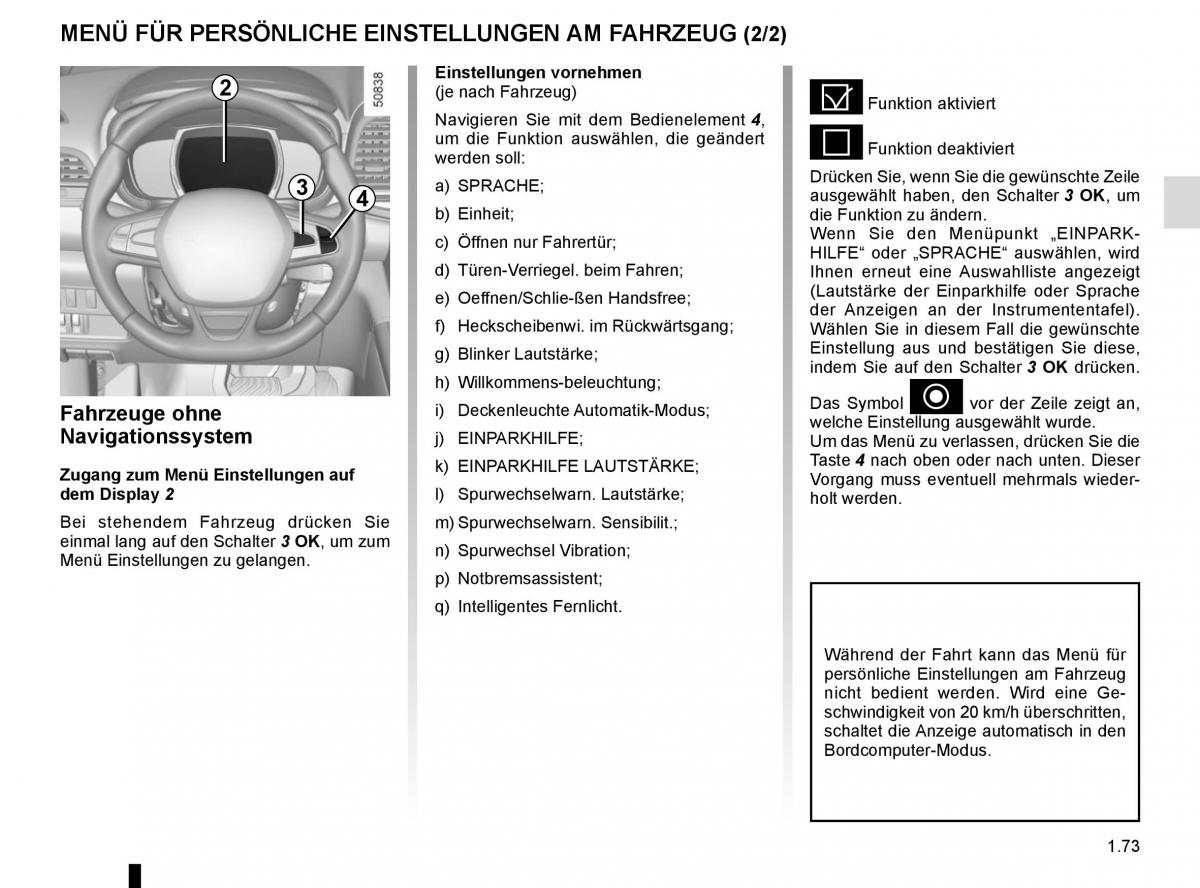 Renault Koleos II 2 Handbuch / page 79