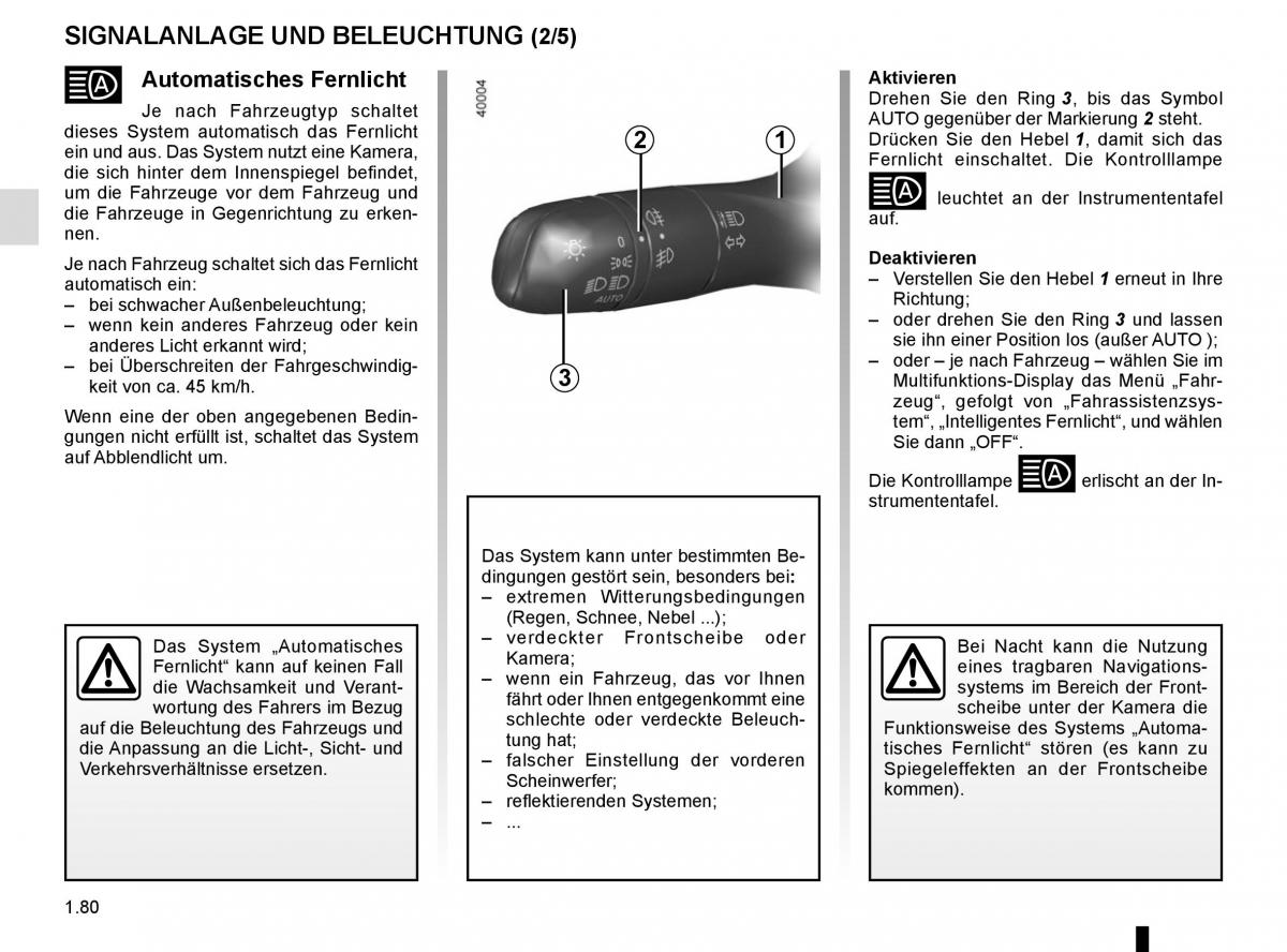 Renault Koleos II 2 Handbuch / page 86