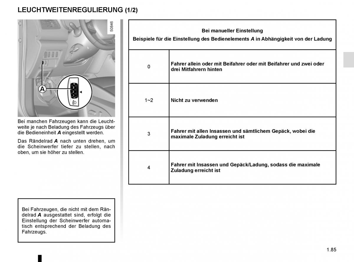 Renault Koleos II 2 Handbuch / page 91