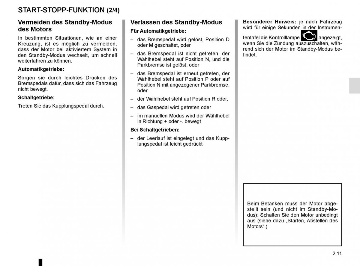 Renault Koleos II 2 Handbuch / page 115