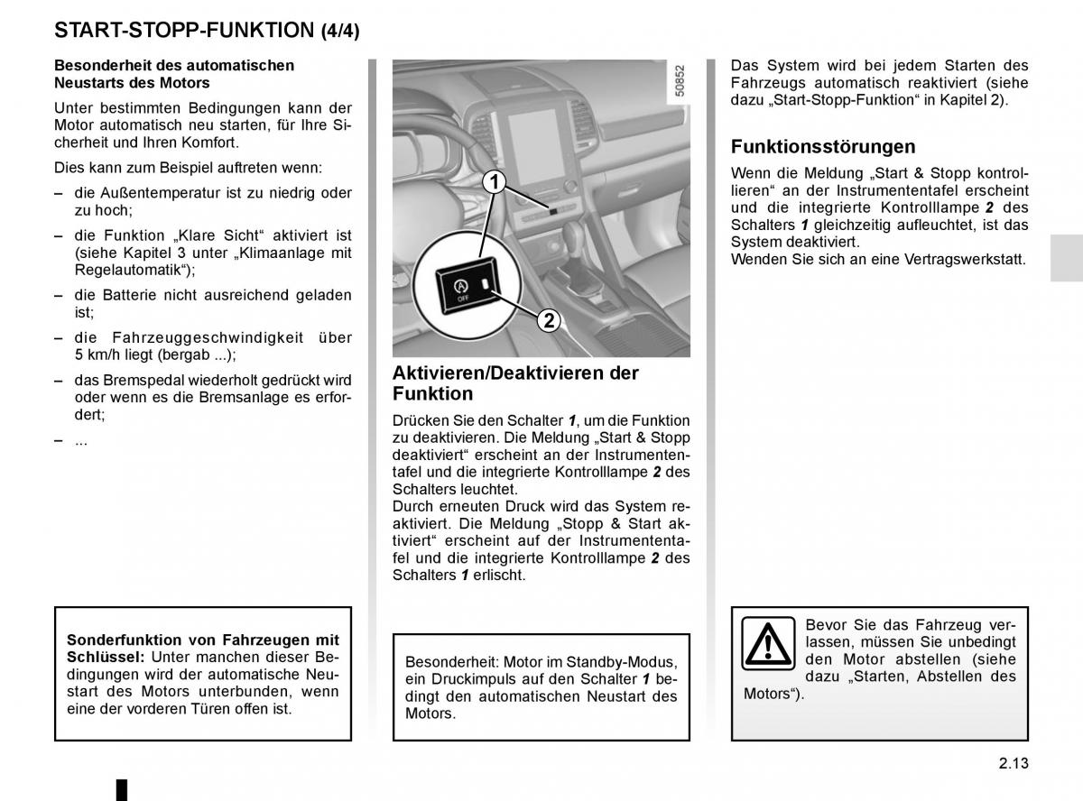 Renault Koleos II 2 Handbuch / page 117