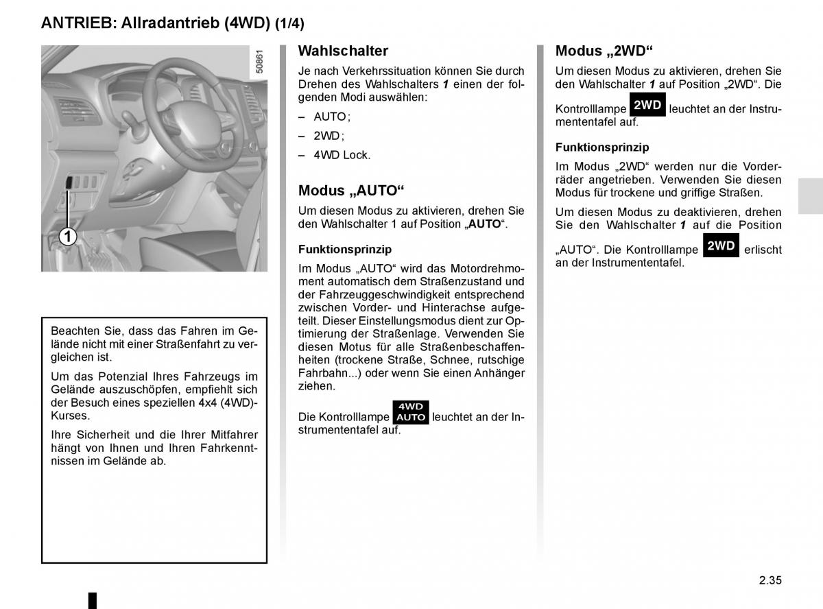 Renault Koleos II 2 Handbuch / page 139