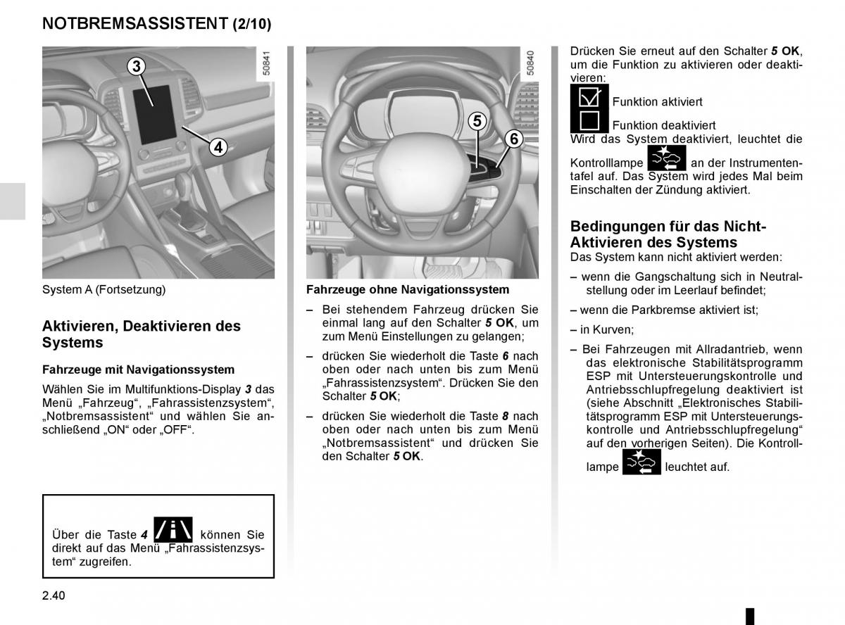 Renault Koleos II 2 Handbuch / page 144