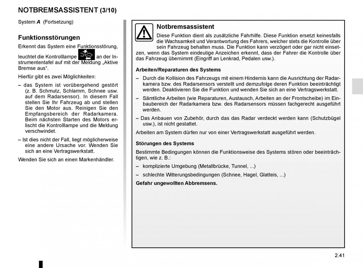 Renault Koleos II 2 Handbuch / page 145