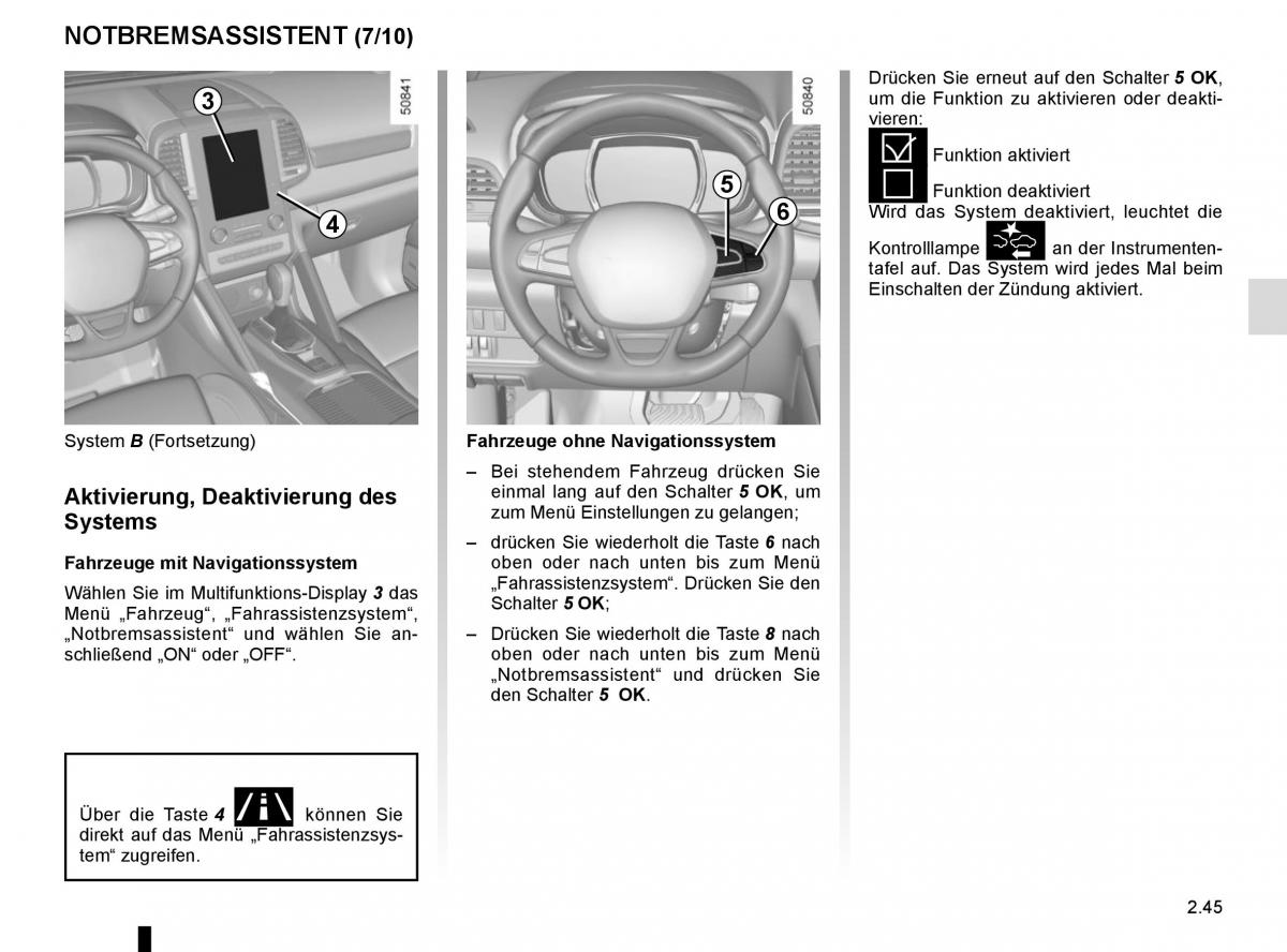 Renault Koleos II 2 Handbuch / page 149