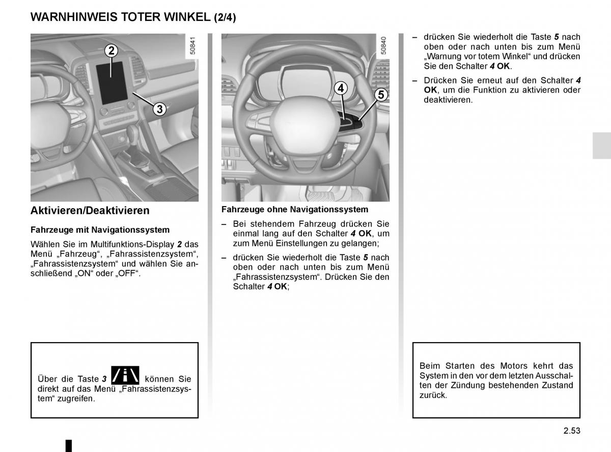 Renault Koleos II 2 Handbuch / page 157