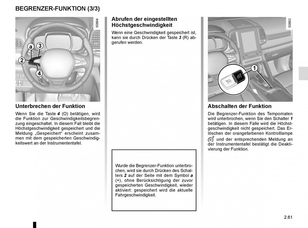 Renault Koleos II 2 Handbuch / page 165