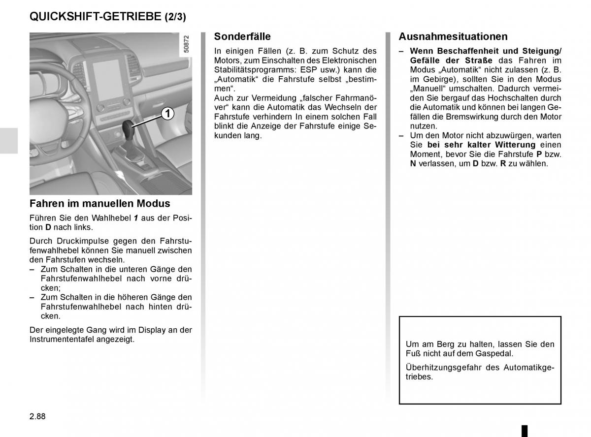 Renault Koleos II 2 Handbuch / page 192