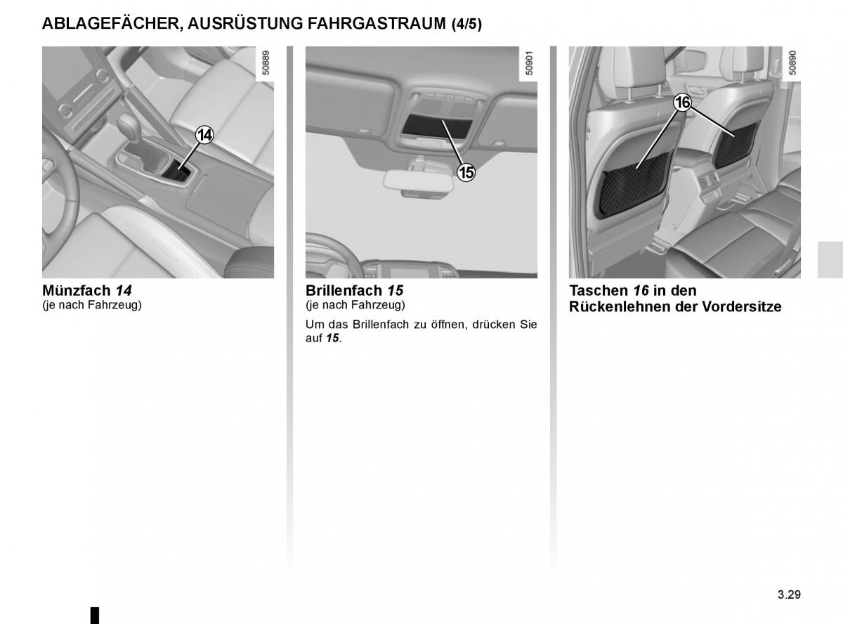 Renault Koleos II 2 Handbuch / page 223