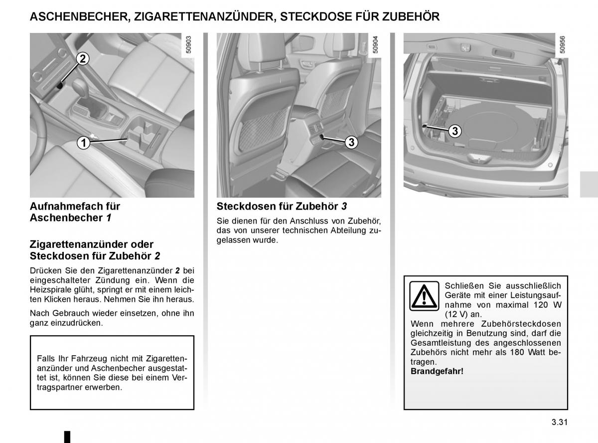 Renault Koleos II 2 Handbuch / page 225