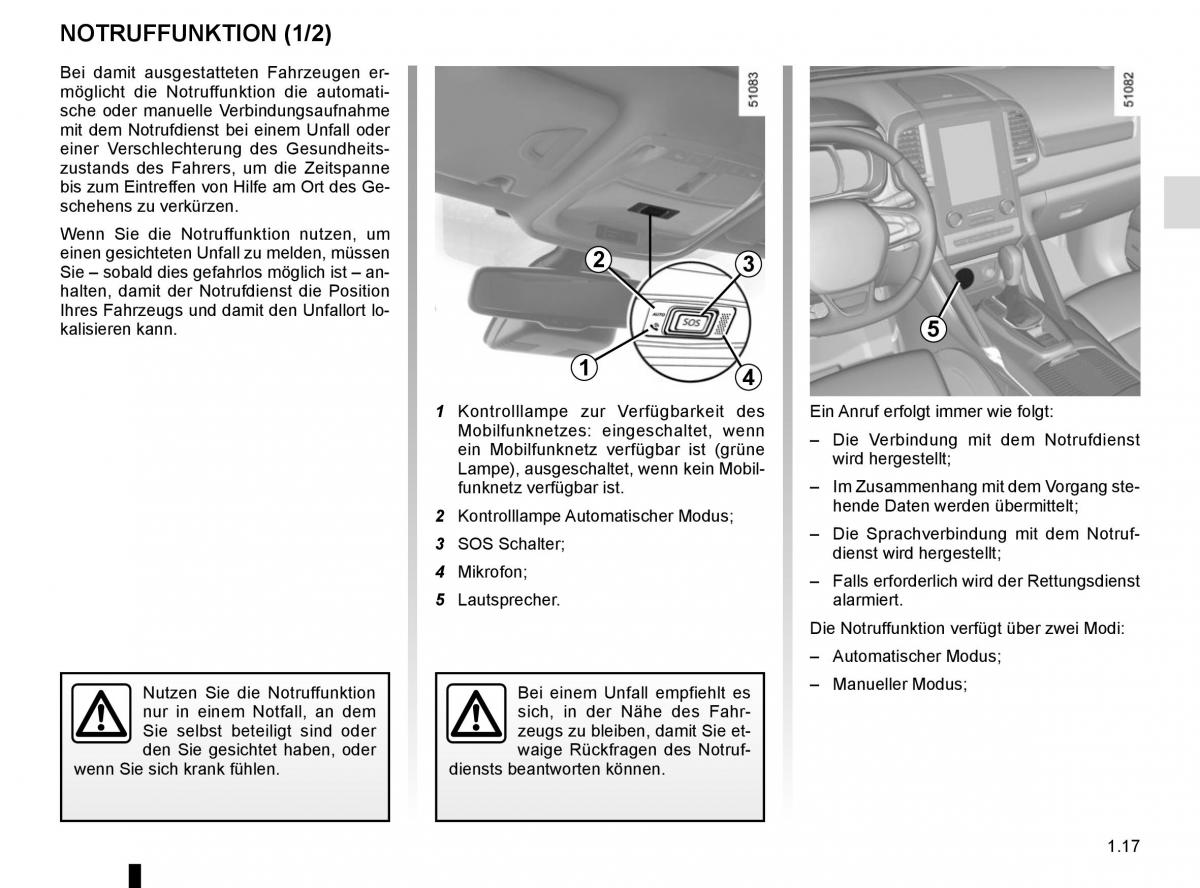 Renault Koleos II 2 Handbuch / page 23