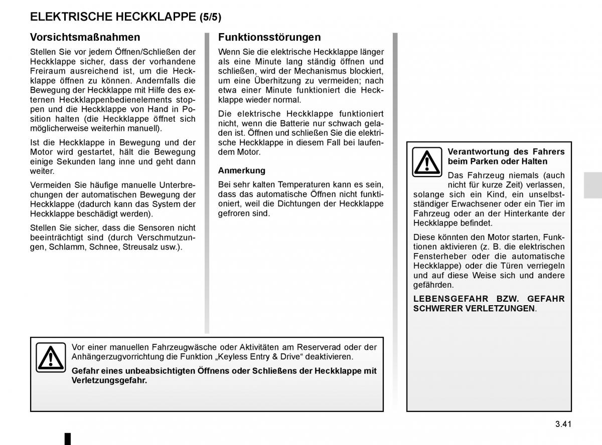 Renault Koleos II 2 Handbuch / page 235