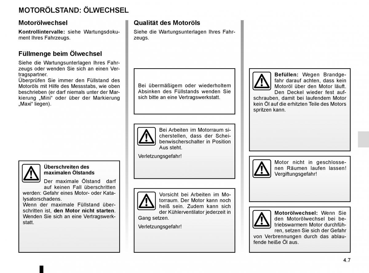 Renault Koleos II 2 Handbuch / page 251