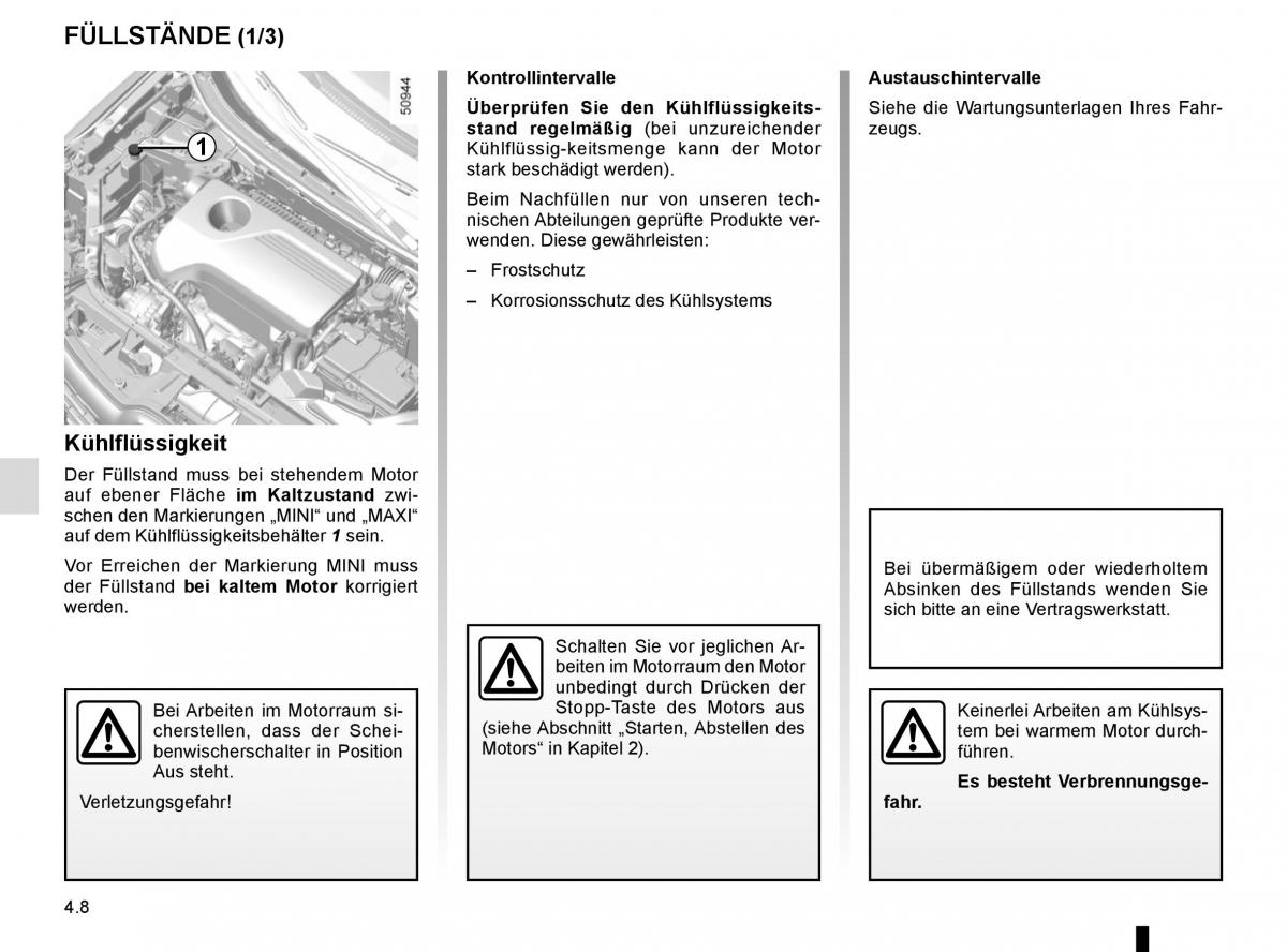 Renault Koleos II 2 Handbuch / page 252