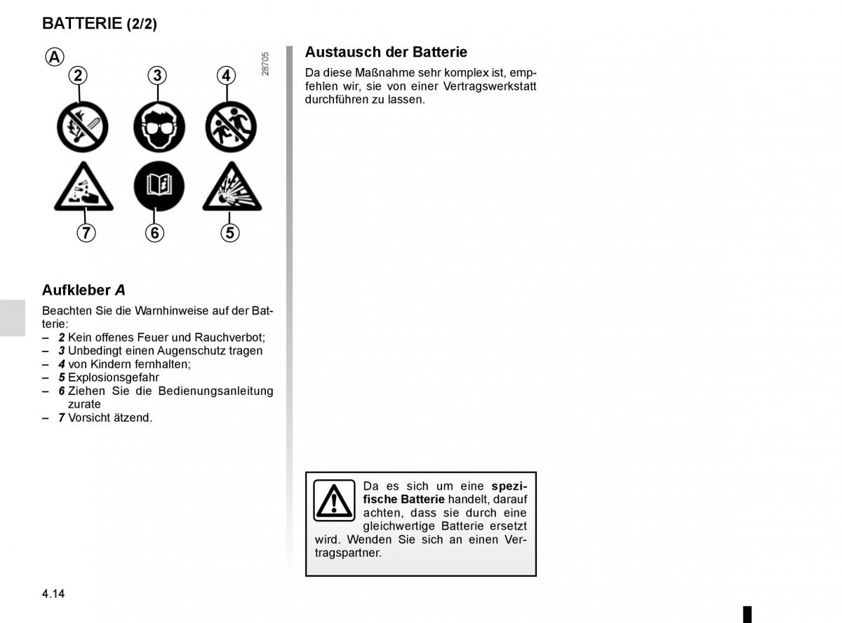 Renault Koleos II 2 Handbuch / page 258