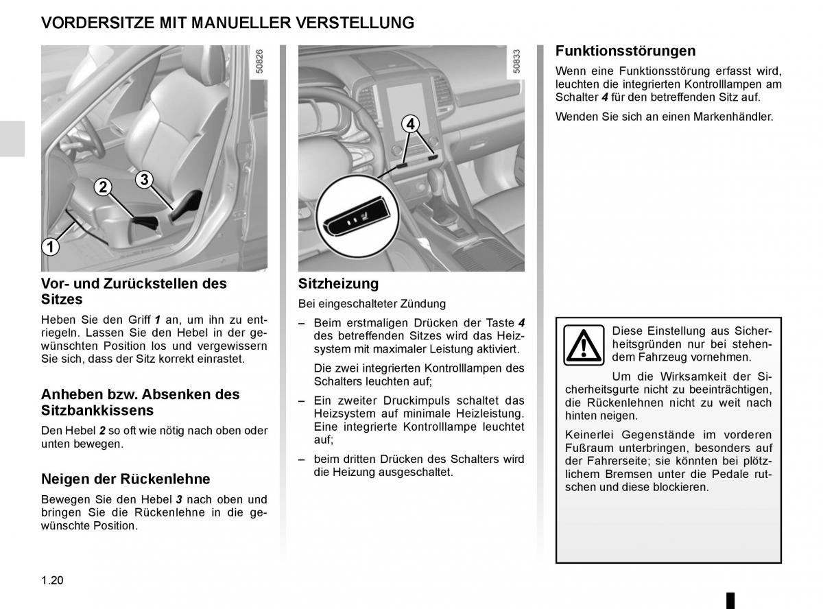 Renault Koleos II 2 Handbuch / page 26