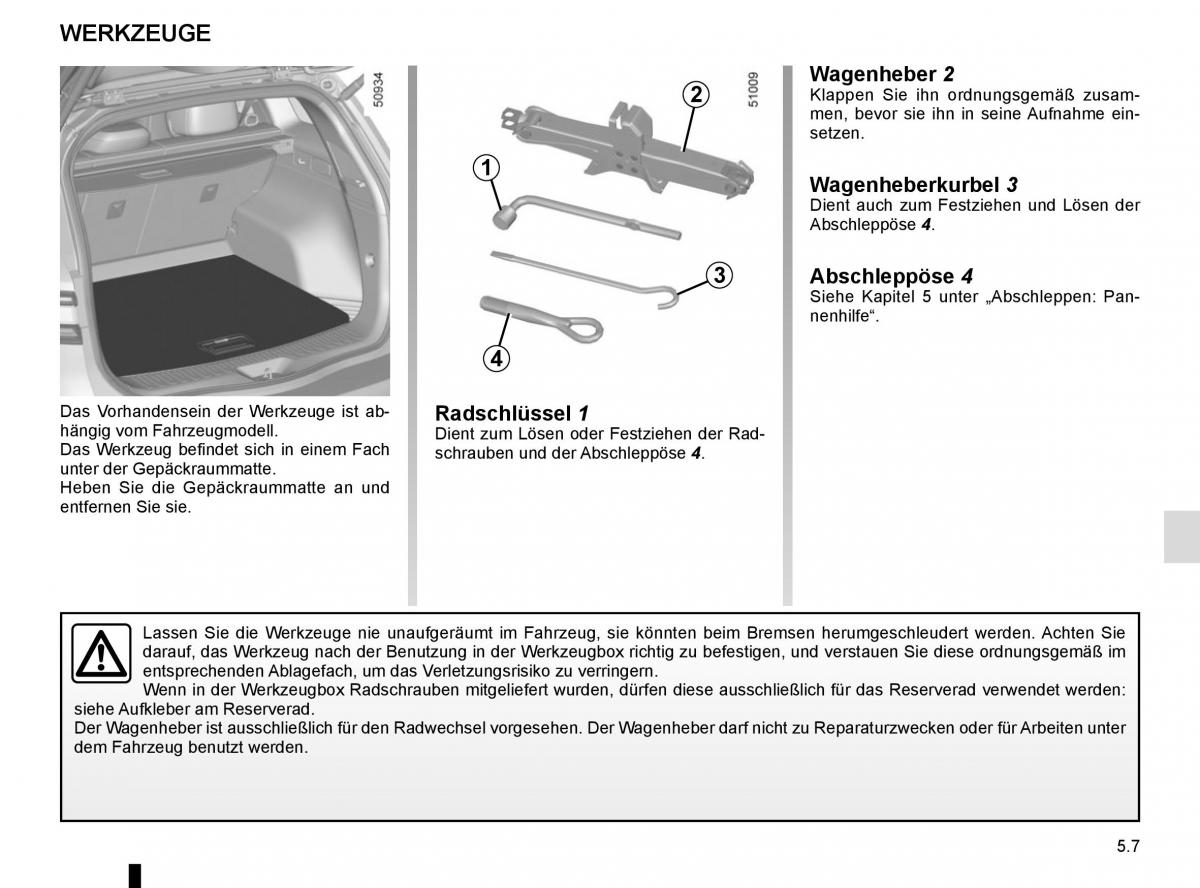 Renault Koleos II 2 Handbuch / page 269